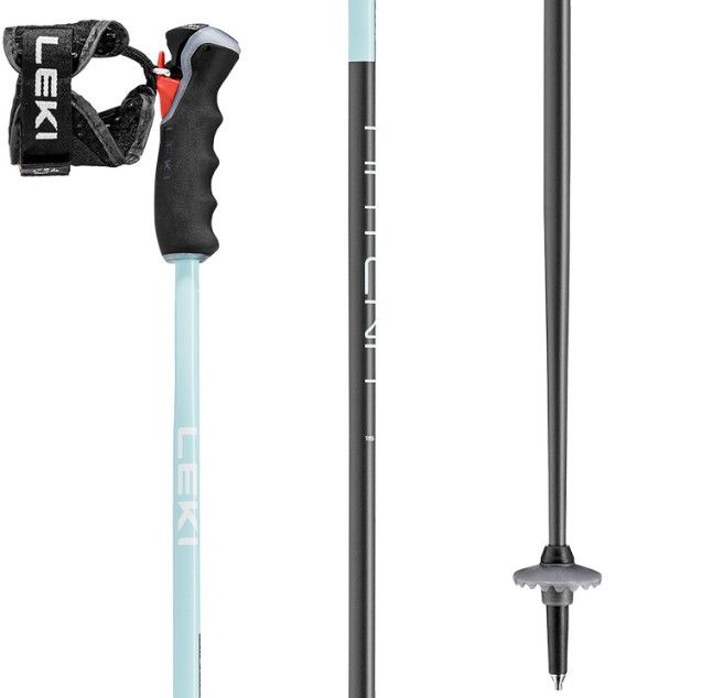 LEKI Artena Airfoil 3D Womens, Colour: Anthro/Turquoise, Length (cm): 125