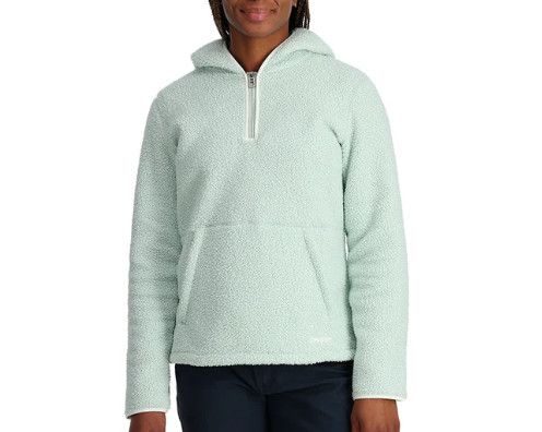 SPYDER Cloud Fleece Hoodie Womens, Color: Wintergreen, Size: SM