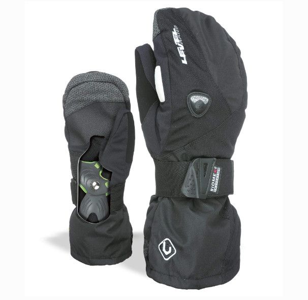 LEVEL Fly Mitten, Color: Black, Size: 7.5/SM