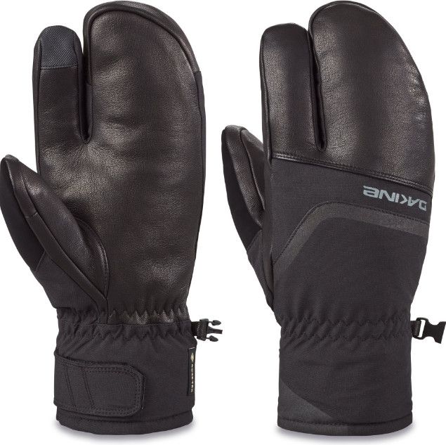 DAKINE Fillmore Gore-Tex Short Trigger Mitt, Color: Black, Size: SM