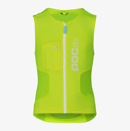 POC Vpd Air Vest Youth, Color: Fluorescent Yellow/Green, Size: MD