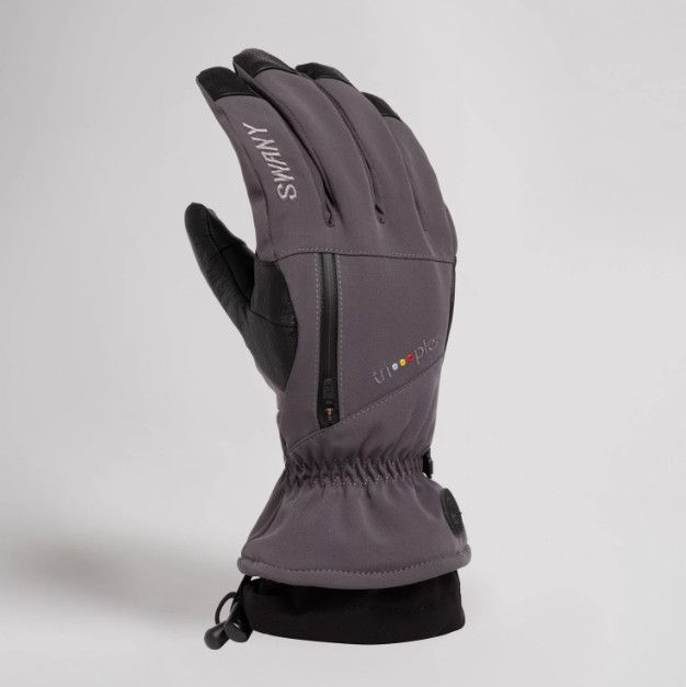 SWANY Falcon Glove 2.1, Color: Charcoal/Grey, Size: LG