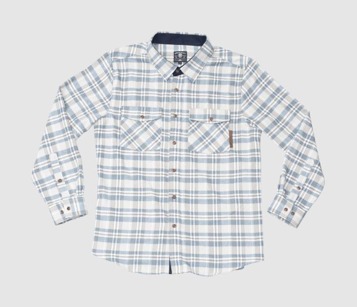 SPACECRAFT Broderbund Flannel, Color: Cloud, Size: LG