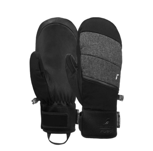 REUSCH Febe XT Mitt, Color: Black/Black Melange, Size: 8.0