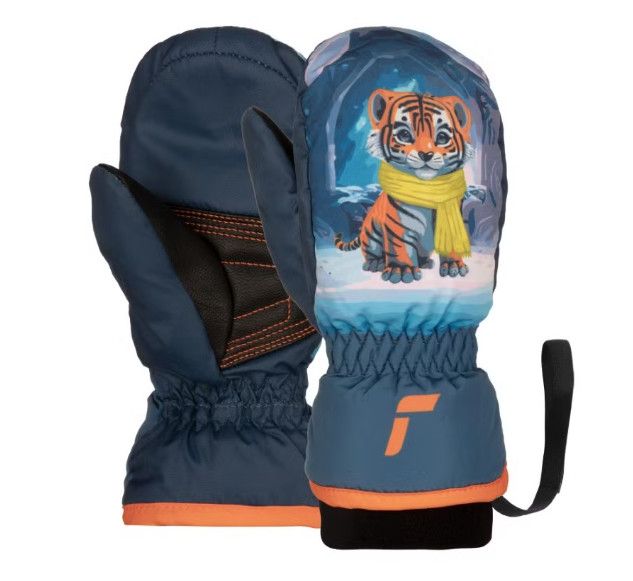 REUSCH Scottie Youth Mitten, Color: Tiger, Size: MD