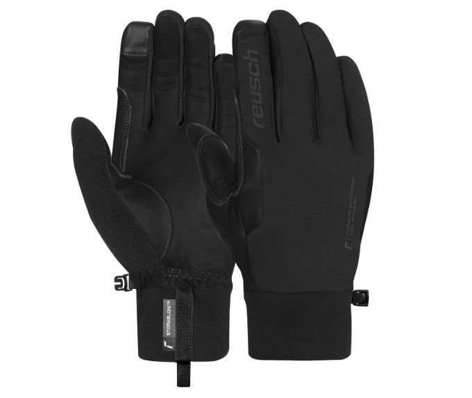 REUSCH Oskar Stormbloxx Touch-Tec, Color: Black, Size: LG