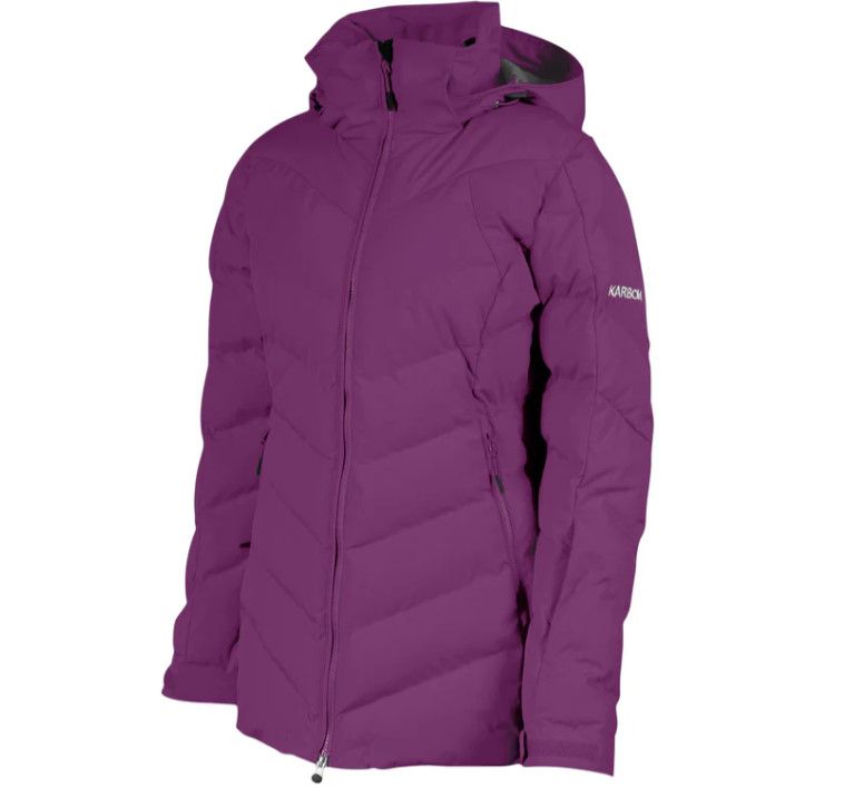 KARBON Deviate Insulated Jacket Womens, Color: Sangria Purple, Size: 6