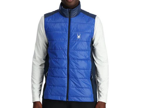 SPYDER Glissade Vest Mens, Color: Electric Blue, Size: MD