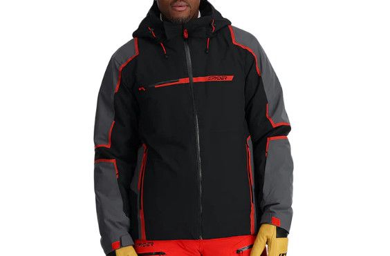 SPYDER Titan Jacket Mens, Color: Black, Size: MD