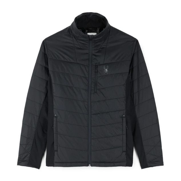 SPYDER Glissade Hybrid Jacket Mens, Color: Black, Size: XL