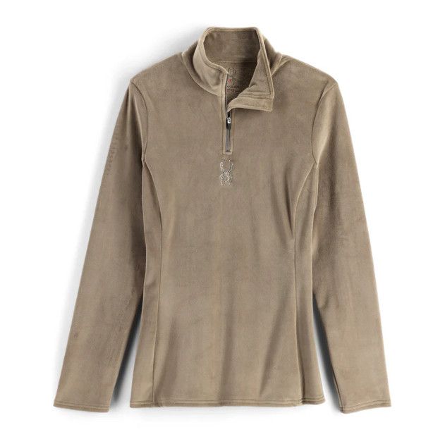 SPYDER Shimmer Bug Zip Womens, Color: Cashmere, Size: SM