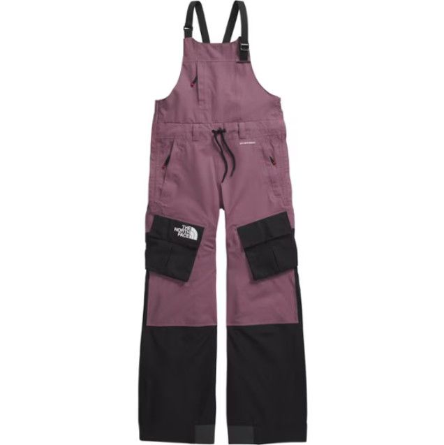 THE NORTH FACE Dragline Bib Womens, Color: Black/Lavender Fog, Size: LG-REG