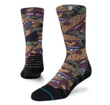 STANCE Burger Run Youth, Color: Black, Size: LG