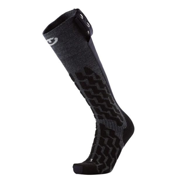 THERMIC Powersocks Heat Fusion Heated Socks, Color: Black/Grey, Size: 35-38