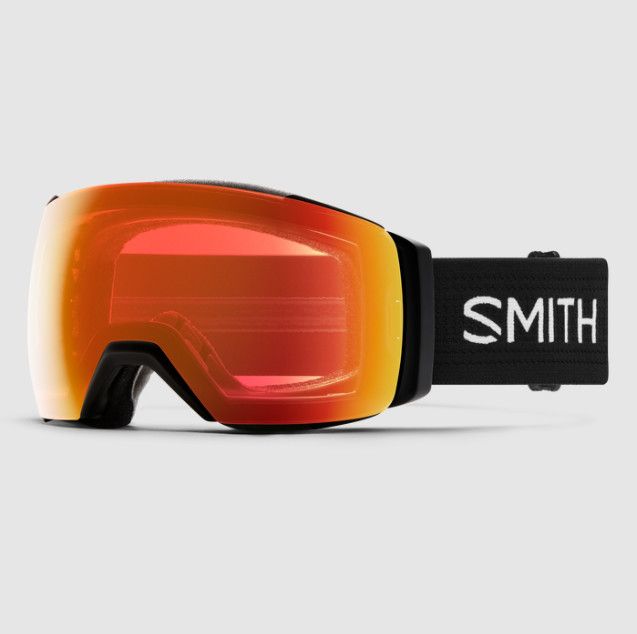 SMITH IO Mag XL, Frame Colour: Black, Lens Colour: Chromapop Everyday Red Mirror