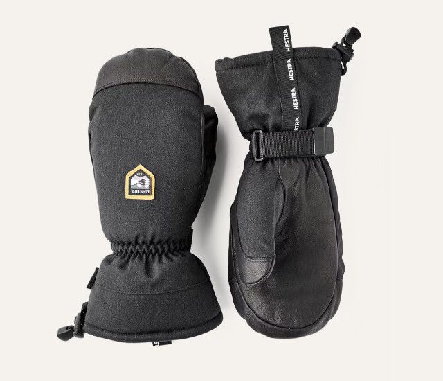 HESTRA Czone Mountain Mitt, Color: Black, Size: 8