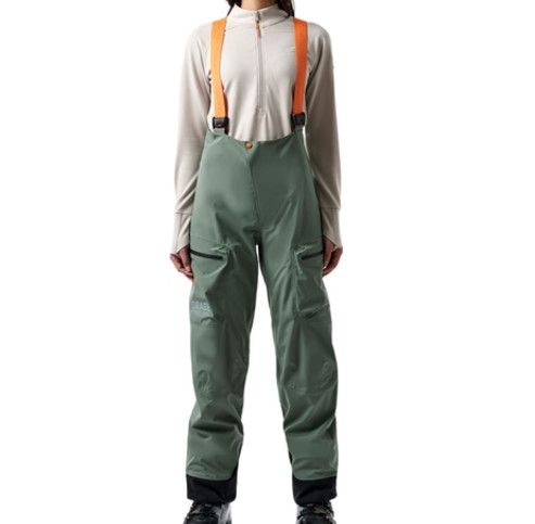 ORAGE Treeline 3L Light Bib Womens, Color: Dark Leaf, Size: SM
