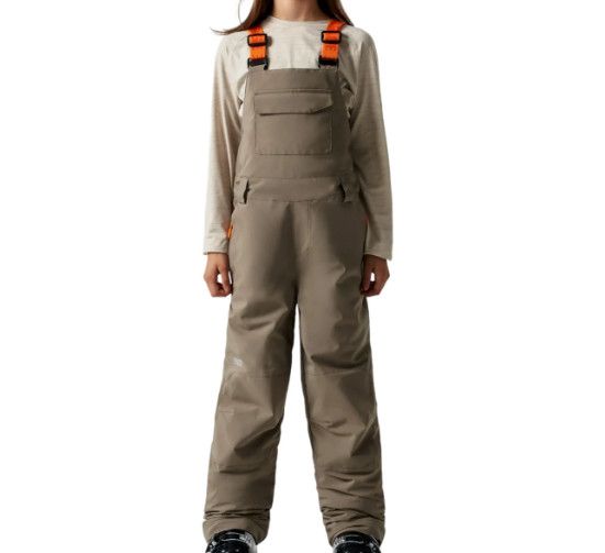 ORAGE Terrain Insulated Bib Youth, Color: Clay, Size: 7