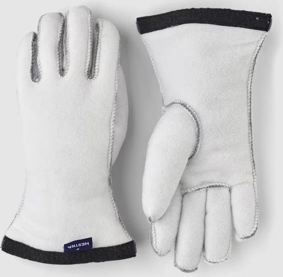 HESTRA Heli Ski Liner, Color: Off White, Size: 12