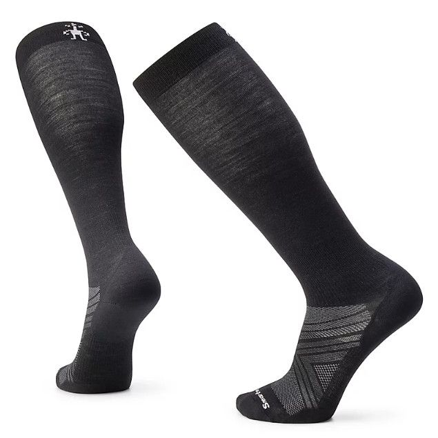 SMARTWOOL Ski Zero Cushion Extra Stretch OTC Socks, Color: Black, Size: MD