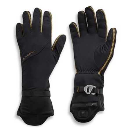 THERMIC Ultra Heat Set Liner Gloves, Color: Black, Size: XS/6.5