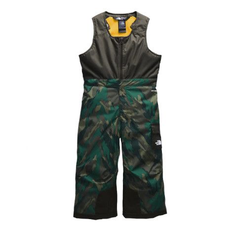 THE NORTH FACE Insulated Bib Youth, Color: Evergreen, Size: 4