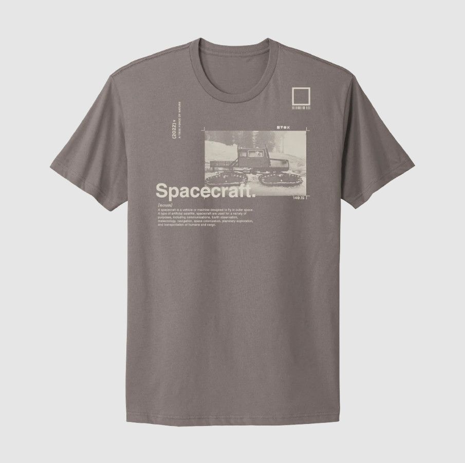 SPACECRAFT Well Defined Tee, Color: Charcoal, Size: XL