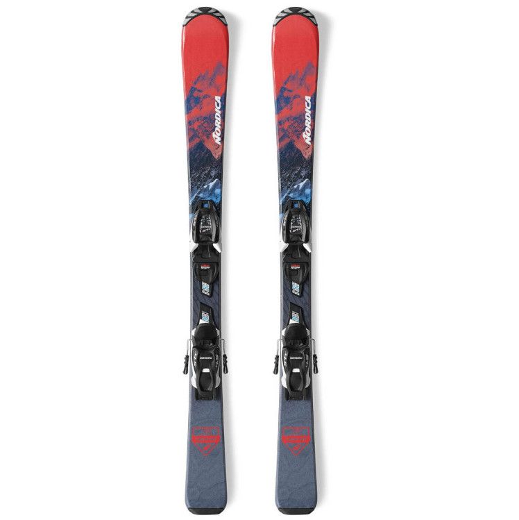 NORDICA Team AM Jr Red/Blk, Waist Width (mm): 67 + 4.5, Length (cm): 120