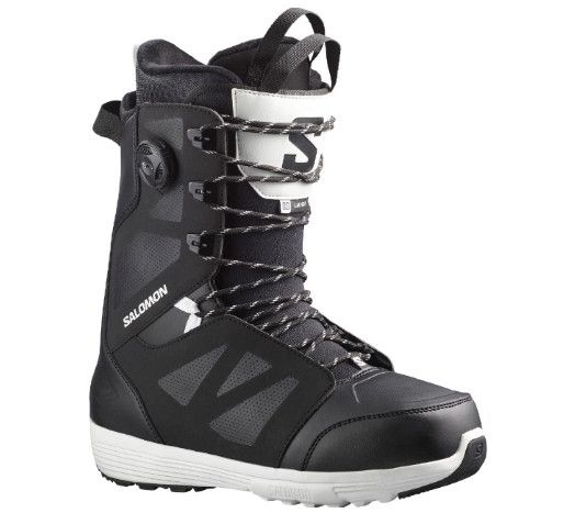 SALOMON Launch Lace Sj Boa Mens, Color: Black/Black, Size: 26