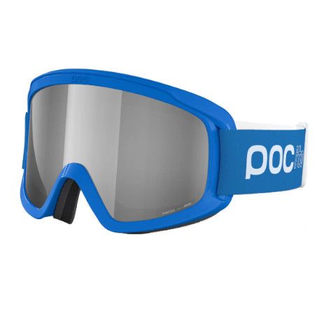 POC Pocito Opsin Youth, Color: Fluorescent Blue Partly Sunny Silver