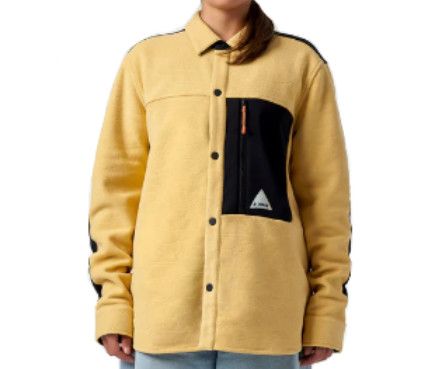 ORAGE Hunter Fleece Shirt Unisex, Color: Barley, Size: XS