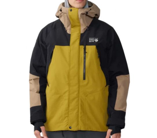 MOUNTAIN HARDWEAR First Tracks Insulated Jacket Mens, Color: Dark Bolt Trail Dust, Size: MD