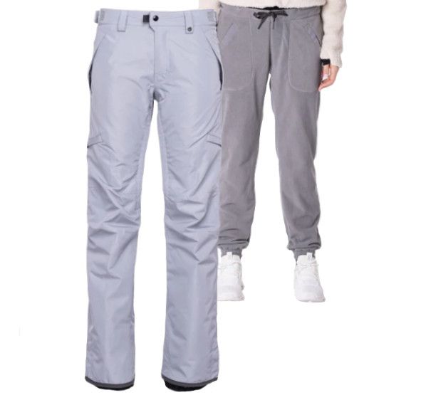 686 Smarty 3-In-1 Cargo Pant Womens, Color: Grey, Size: XL
