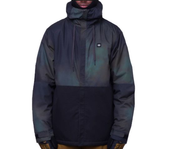 686 Foundation Jacket Mens, Color: Spray Colourblock, Size: LG