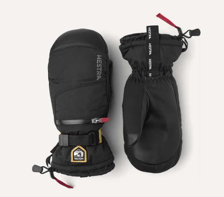 HESTRA All Mountain CZone Mitt, Color: Black, Size: 10