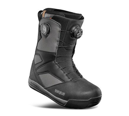 32 STW Double Boa 25, Color: Black/Dark Grey, Size: 8.5