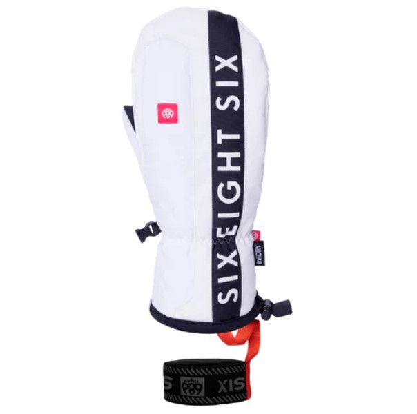686 Team Merino Mitt, Color: White, Size: LG