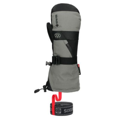 686 Gore-Tex Smarty 3-In-1 Gauntlet Mitt, Color: Charcoal, Size: XL