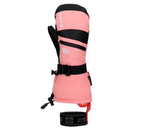 686 Gore-Tex Smarty 3-In-1 Gauntlet Mitt Womens, Color: Geranium Pink, Size: XS