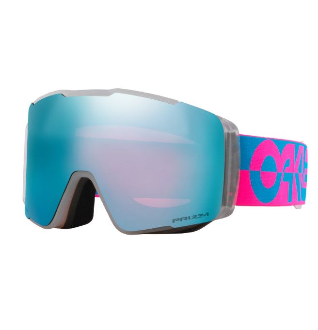 OAKLEY Line Miner Pro L, Frame Colour: Blue Pink Duality, Lens Colour: Prism Sapphire Iridium + Prism Iced Iridium