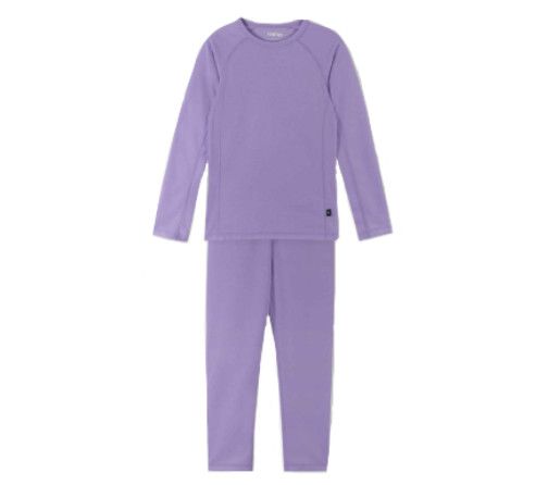 REIMA Lani Thermal Base Layer Set Youth, Color: Blooming Lilac, Size: 6-7Y