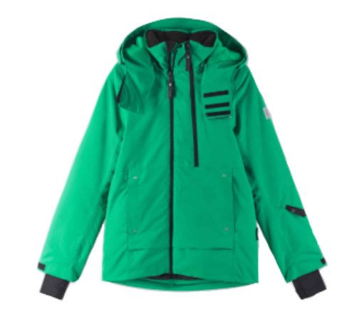 REIMA Tieten Jacket Youth, Color: Green, Size: 10Y