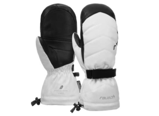 REUSCH Nadia R-Tex XT Mitten, Color: White/Black, Size: XL (8.5)