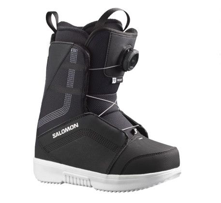 SALOMON Project Boa Youth, Color: Black/White, Size: 21.5