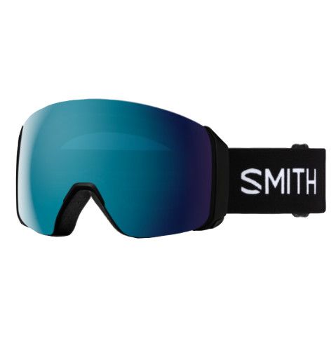 SMITH 4D Mag XL, Frame Colour: Black, Lens Colour: Chromapop Sun Blue Mirror