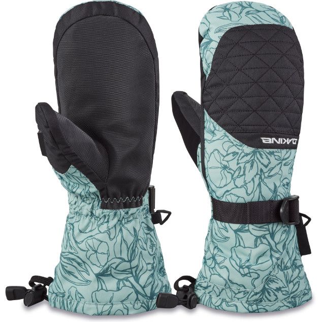 DAKINE Leather Camino Mitt Womens, Color: Poppy Iceberg, Size: LG