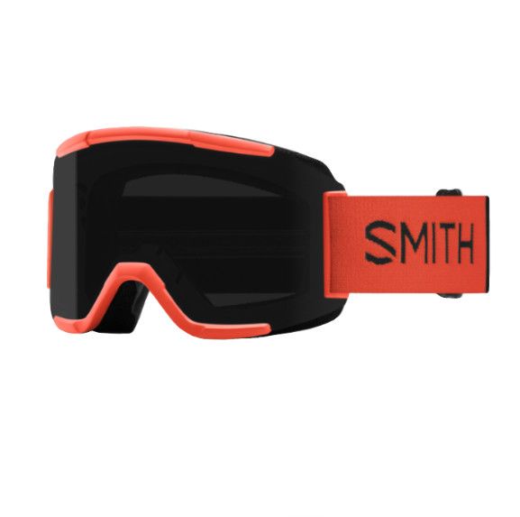SMITH Squad, Frame Colour: Poppy, Lens Colour: Chromapop Sun Black Mirror