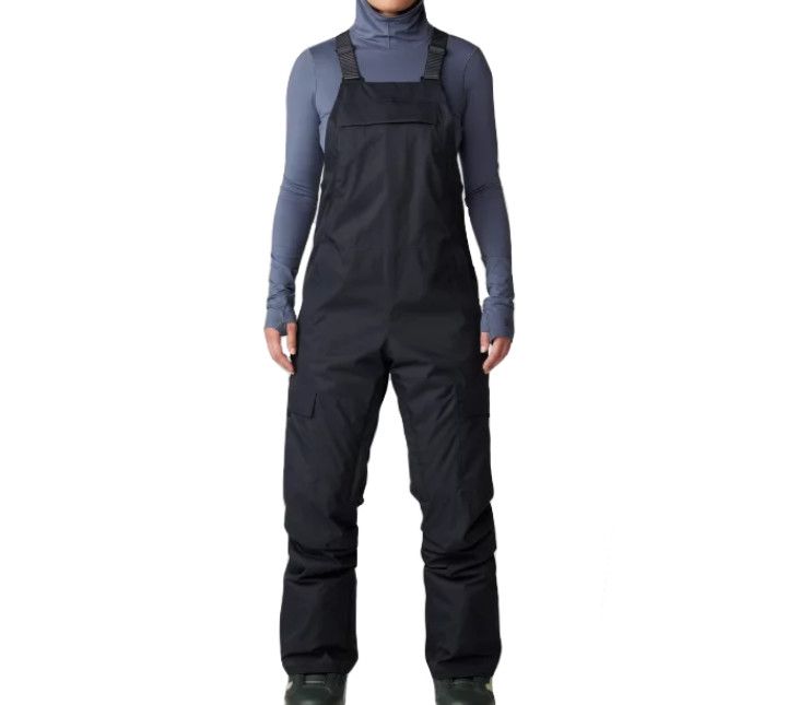 MOUNTAIN HARDWEAR FireFall Bib Womens, Color: Black, Size: MD/RG