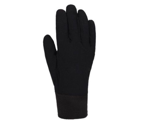686 Merino Glove Liner, Color: Black Heather, Size: SM