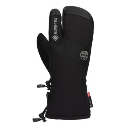 686 Gore-Tex Linear Trigger Mitt, Color: Black, Size: MD